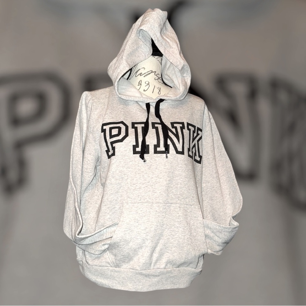 VS PINK Hoodie w/ Blue Logo. Size L